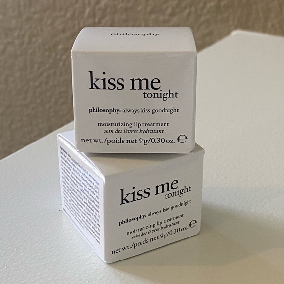 NIB - Philosophy Kiss Me Tonight lip treatment (set of 2) - Picture 1 of 3